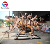 Modèle de Spinosaurus animatronique géant, taille réelle, simulation de dinosaure pour exposition dans un parc à thème jurassique, dinosaure robotique réaliste