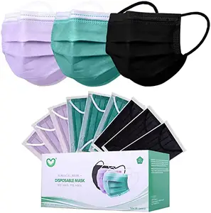Guangzhou medical type IIR disposable face masks disposable 3 ply for hospital