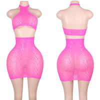 Tenues de strip-teaseuse exotiques pour la scène de boîte de nuit, shorts sexy à taille haute en maille ornée de strass, costumes de pole dance personnalisés