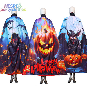 เสื้อคลุมฮาโลวีนสำหรับผู้ใหญ่ HESPER ผ้าซาตินแบบใหม่ พิมพ์ลายตัวละครสัตว์ยุคกลางแบบยาว สำหรับชุดคาร์นิวัล - Product Image 1