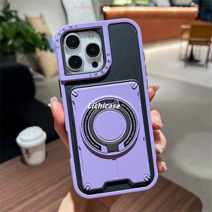 Lichicase nouveau Design 2 en 1 anneau support <span class=keywords><strong>Protection</strong></span> Anti-chute couverture arrière pour Oppo A38 A18 <span class=keywords><strong>A40</strong></span> coque de téléphone - Product Image 5