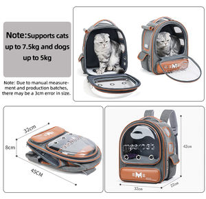 नए पोर्टेबल लुभावनी अंतरिक्ष कैप्सूल बिल्ली बिल्ली कुत्ते पालतू जानवर बैकपैक के लिए बाहरी यात्रा पालतू कैरियर बिल्ली बैकपैक - Product Image 4