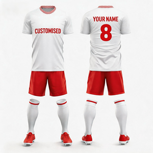 Maillot d'échauffement respirant classique mondial haut de gamme pour l'été 2026 – Ensemble de loisirs pour adultes – Vente directe usine - Product Image 1
