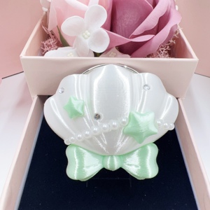 Soporte de Teléfono con Diseño de Concha Marina 3D, Textura de Seda Brillante, Soporte de Teléfono con Airbag, Soporte para Teléfono Móvil, Regalo para Chicas - Product Image 4