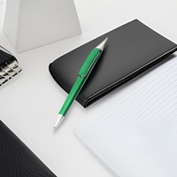 Pulpen Gel 0.5mm Retractable Plastik Logo Custom Iklan Bisnis Hemat Biaya