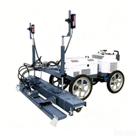 Robot de nivellement laser à faible taux de défaillance, machine pratique pour le nivellement des sols en béton sur chantier
