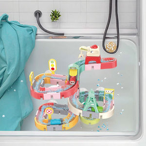 MILI DIY Asamblea Juguetes <span class=keywords><strong>de</strong></span> baño <span class=keywords><strong>de</strong></span> plástico Ciudad Montaje Riel y bola divertida <span class=keywords><strong>para</strong></span> bebé Juguete <span class=keywords><strong>de</strong></span> agua - Product Image 4