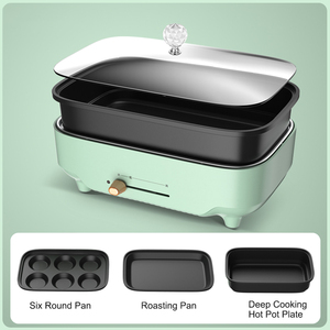 Promotion : Marmite Électrique Multifonctionnelle Détachable 2,5 L, Grill de Contact Tendance 2026, Surface Antiadhésive Amovible pour Usage Domestique - Product Image 2