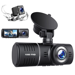Cámara para Auto de Doble Lente con WIFI, Pantalla IPS de 2.4 Pulgadas, 1080P, Función WDR 2K, Visión Nocturna IR, Marcha Atrás, 64GB, 1 Año de Garantía, BMW - Product Image 1