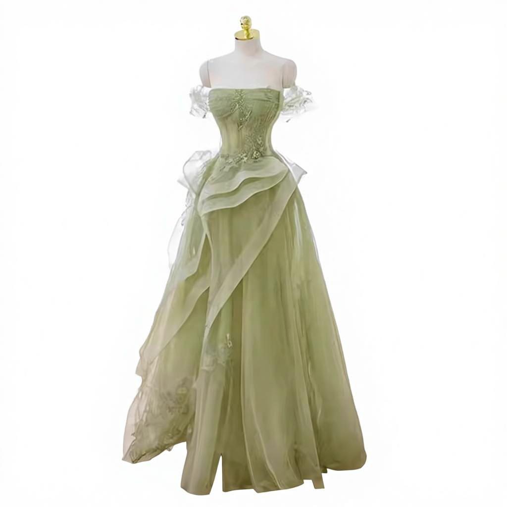 slim fit dress slacks Green Peacock Wedding Dress Sweet 16 Dress Cinderella Ball Gown 222189 –  Viniodress main image 0