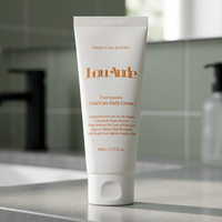Crema Diaria LouAude Four Seasons Total Care para Piel Sensible, Crema Humectante Calmante, Reparación de la Barrera Cutánea e Hidratación