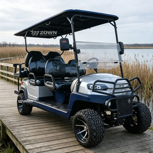 Nouvelle conception de voiturette de golf électrique robuste à autonomie étendue et performance de montée stable pour projets de stations balnéaires et clubs de golf - Product Image 1