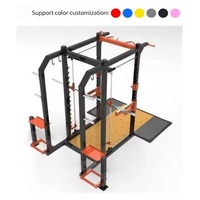 Nouveau design équipement de fitness multifonctionnel professionnel pour salle de sport, rack de puissance à squat, machine Smith avec plate-forme d'haltérophilie
