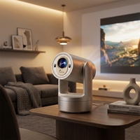 Projecteur à batterie JUNUO J3, modèle à mise au point automatique, projecteur 4K, Android 14, home cinéma 4K, batterie rechargeable 5200 mAh intégrée