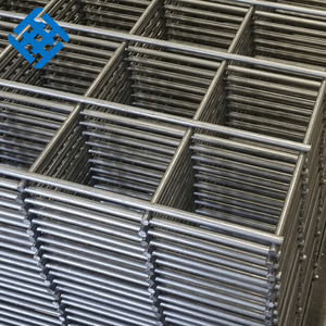 जंग प्रूफ जस्ती लोहे के वेल्डेड वायर जाल बाड़ पैनल के निर्माण के लिए जस्ती स्टील वायर वेल्ड जाल - Product Image 3