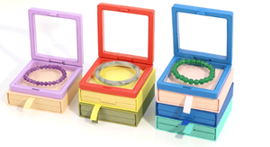 Luxury Sliding Drawer Jewelry <b>Box</b> with Floating Insert for Ring Necklace Earring Jewelry Packaging and gift store retail - Product Image 3