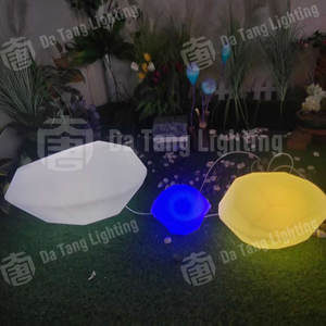 Lámpara Decorativa de Jardín con Motivo de Piedra Luminosa para Paisajes y Ambiente Festivo - Product Image 3