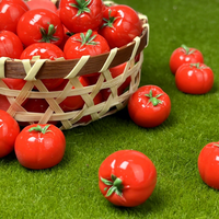 Miniatuurvoedselspeelgoed Gesimuleerde groenten Fruit DIY-accessoires Kunststof hars Brandstofinjectie Poppenhuisminiaturen Landschap