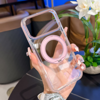 Étui de luxe pivotant à 360° avec cadre métallique plat pour iPhone 18 Pro 17 16 15, coque arrière transparente anti-rayures