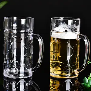 Canecas inquebráveis de plástico, lava-louças, cerveja alemã, steins