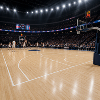 Système de revêtement de sol en bois pour terrain de basket-ball FIBA professionnel, plancher sportif en érable, ignifuge, écologique, installation rapide