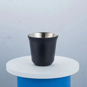 <span class=keywords><strong>Tasse</strong></span> <span class=keywords><strong>à</strong></span> <span class=keywords><strong>Café</strong></span> Isotherme <span class=keywords><strong>Nespresso</strong></span> en Acier Inoxydable <span class=keywords><strong>Double</strong></span> <span class=keywords><strong>Paroi</strong></span> 80 ml, Jolie Forme Capsule, <span class=keywords><strong>Tasse</strong></span> Thermo pour Expresso - Product Image 3