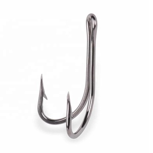 <span class=keywords><strong>Hysun</strong></span>-anzuelo doble de acero inoxidable SS7982, Rana, Toad, pescado, agua salada, 2/0-10/0 - Product Image 2