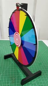 Nuova ruota premio personalizzata a doppio uso da tavolo montata a parete pesante ruota rotante a colori modificabile - Product Image 4