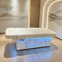 Table de massage électrique pour soins du visage et esthétique, lit de beauté pour esthéticienne, lit de soin des cils, lit de soins du visage médical