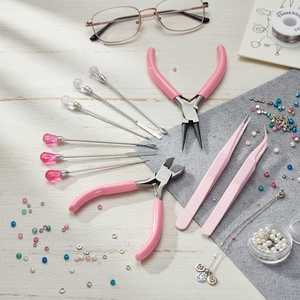 Grayrocks Stainless Steel Jewelry <b>Tool</b> Kit with Tweezers and <b>Pick</b>-<b>Up</b> <b>Tools</b> Made in PK - Product Image 3