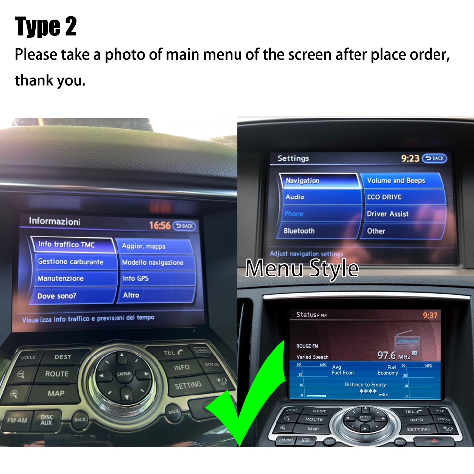 Pantalla original del coche (AZ-IN01)