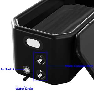 Enfriador de Agua para Baños de Hielo de 1HP con Certificación CE, Venta Directa de Fábrica, con Filtro y Tina Inflable para Inmersión en Frío, para Recuperación - Product Image 4