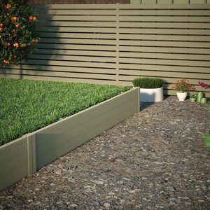 Muro de Contención Apilable de Fibra de Vidrio Compuesta 148x48mm, Borde de Jardín para Cercas de <span class=keywords><strong>Acero</strong></span> Colorbond y Balcones Naturales - Product Image 3