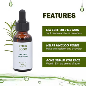 Sérum d'huile essentielle d'arbre à thé biologique professionnel 100% naturel <span class=keywords><strong>traitement</strong></span> du <span class=keywords><strong>visage</strong></span> apaisant pour les peaux sujettes à l'acné huile <span class=keywords><strong>Anti</strong></span>-imperfections - Product Image 4