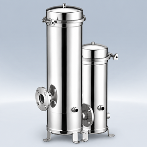Carcasa de filtro de cartucho redondo múltiple de acero inoxidable 304 para tratamiento de agua con conexión NPT de 3 pulgadas para aplicaciones industriales - Product Image 1