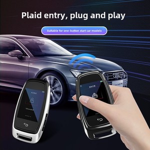 Hot-Selling Boshivin Smart Digital 4-Button Start Touch LCD <strong>Key</strong> CF920 Silver/Black for Men <strong>Audi</strong> Automotive Supplies Classy <strong>Key</strong> - Product Image 4
