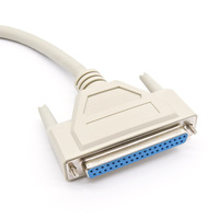 Db9/15/25/37-Pin kabel ekstensi Port seri konektor 1.5/3 meter PVC Pria Wanita untuk komputer Printer penyalin jalur Data