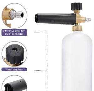 Pistolet à mousse automatique NIKO pour lavage de voiture, générateur de mousse de 1L, lance à mousse de neige, adaptateur - Product Image 1