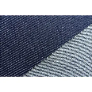 Der edle KST-175-ACT-L Indigo Blue Twill gefärbte Großhandel gewebte Denim Kleidungs stück Baumwoll stoff