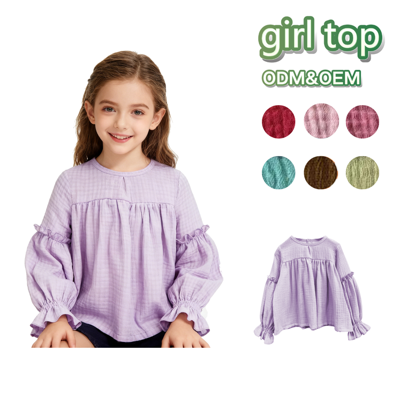 Cotton Contrast Colors Short Sleeve Basic