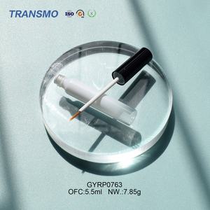 Flacon vide pour eye-liner en verre écologique 5 ml, flacon pour sérum pour cils, emballage en tube rond en gros avec pinceau, logo personnalisé - Product Image 5