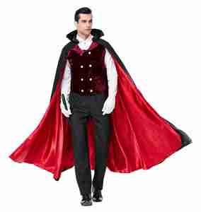 Robe fantaisie de fête d'<span class=keywords><strong>halloween</strong></span> pour homme adulte, costume de <span class=keywords><strong>vampire</strong></span> <span class=keywords><strong>sexy</strong></span> pour homme, cosplay, livraison directe - Product Image 3