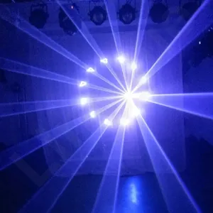 كشاف ضوئي إضاءة ليزر دي جي متألقة مصباح ضوئي FB4 مصباح جو 50Kpps عرض ضوئي للمسرح