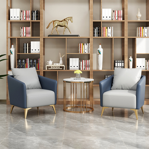 Modern Light Luxury Minimalist Office Reception Sofa — Elegant Waiting Room & Lounge <b>Seating</b> for Office, Salon & Clinic - Product Image 3