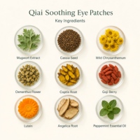 Patch oculaire apaisant personnalisable Moxibustion Qiai pour améliorer l'inconfort oculaire et favoriser le repos nocturne