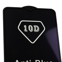 Protection d'écran en verre trempé 2.5D anti-lumière bleue 0.33mm, anti-traces de doigts, anti-choc, anti-rayures, qualité AAA pour