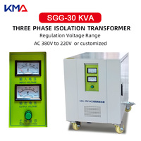 Transformateurs d'isolement 30 kVA 50 Hz 60 Hz, transformateur de puissance triphasé basse tension abaisseur 380 V vers 220 V pour équipement d'impression