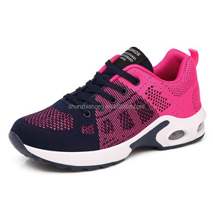 Populares Zapatillas Deportivas Elegantes para <span class=keywords><strong>Mujer</strong></span> 2025 a Bajo Precio Material Superior de Tejido Flyknit <span class=keywords><strong>Gris</strong></span> - Product Image 2