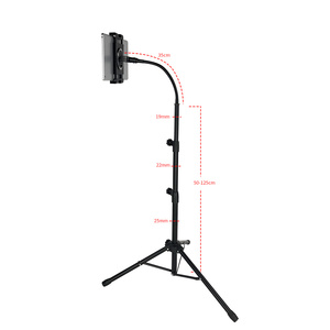 Hot bán 13 inch xách tay linh hoạt kim loại đứng chủ cho máy tính bảng <span class=keywords><strong>PC</strong></span> điện thoại di động iPad không khí Pro 5 thiết bị cánh tay dài chân máy - Product Image 1