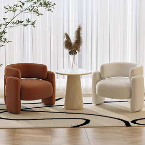 BLD Hotel Reception Lounge Furniture Set Fabric Chair and Coffee Table Modern Durable Eco-Friendly Home Office Living <b>Room</b> - Product Image 4